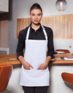 Short Bib Apron Basic with Buckle and Pocket - Image 4