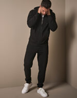 Ribbed Interlock Hooded Full Zip - imagine 3