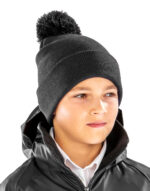 Junior Pom Pom Beanie - Image 5