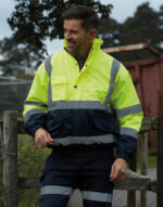 Fluo 2-Tone Bomber Jacket - imagine 2