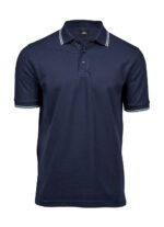 Luxury Stripe Stretch Polo - Image 3