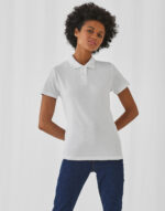 ID.001 /women Piqué Polo Shirt - Image 3