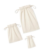 Organic Cotton Drawcord Bag - Image 2