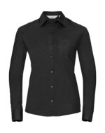 Ladies' Cotton Poplin Shirt LS - Image 5