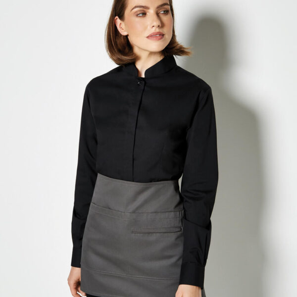 Women's Tailored Fit Mandarin Collar Shirt