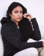 Lux Hooded Knit Fleece Jacket for women - Image 3