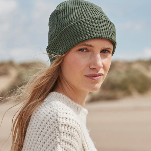 Organic Cotton Waffle Beanie