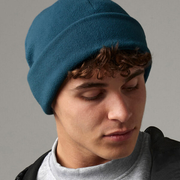 Recycled Fleece Cuffed Beanie