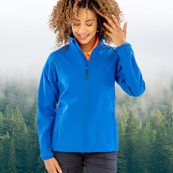 Women's Recycled 2-Layer Printable Softshell Jkt