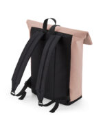 Matte PU Rolltop Backpack - imagine 5