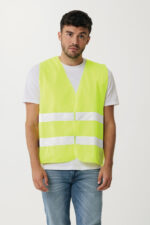 GRS recycled PET high-visibility safety vest - imagine 3