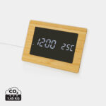 Utah RCS recycled plastic and bamboo LED clock - Image 2