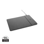 Swiss Peak RCS recycled PU 10W wireless charging mousepad - Image 2