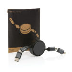 Terra RCS recycled aluminium retractable 6 in 1 45W cable - imagine 3