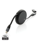 Terra RCS recycled aluminium retractable 240W 2-in-1 cable - imagine 2