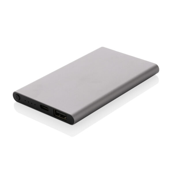 RCS recycled plastic/aluminium 4000mah powerbank with type C