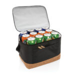 Impact AWARE™ XL RPET two tone cooler bag with cork detail - imagine 3