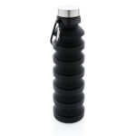 Leakproof collapsible silicone bottle with lid - imagine 3