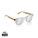 Prism RCS recycled plastic sunglasses with bamboo frame - Image 2