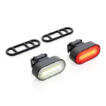 Lumino RCS recycled plastic USB re-chargeable bike light set - Image 3