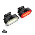 Lumino RCS recycled plastic USB re-chargeable bike light set - Image 2