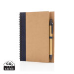 Kraft spiral notebook with pen - Image 2