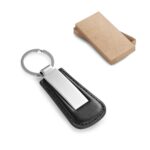 BACHMANN. Breloc de metal cu suport din PU