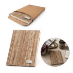 NERUDA. Notepad A5 cu coperta tare din fibre naturale de paie