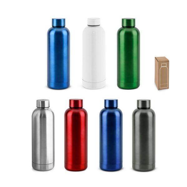 ODIN METTALIC. Sticlă din oțel inoxidabil reciclat 90% 550 mL