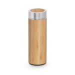 NATUREL. Sticlă termică din bambus și oțel inoxidabil (90% reciclat) 430 mL - imagine 4