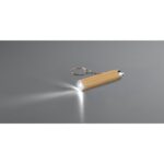 RACHEL. Breloc din bambus și ABS cu lanternă LED - imagine 5