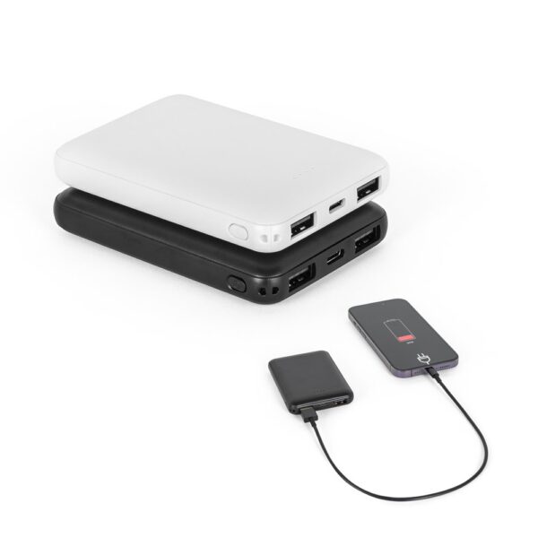 LEAKEY 5. Power bank 5'000 mAh în ABS reciclat (100% rABS)