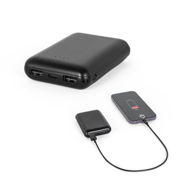 LEAKEY 8. Power bank 8'000 mAh în ABS reciclat (100% rABS)
