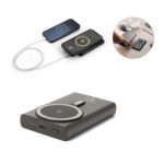 WRIGHT 10. Baterie externă magnetică cu încărcare super-rapidă din aluminiu reciclat și ABS reciclat 10'000 mAh